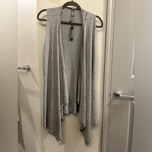 Made By Johnny Vest Women’s XXL Grey Modal Spandex Waterfall